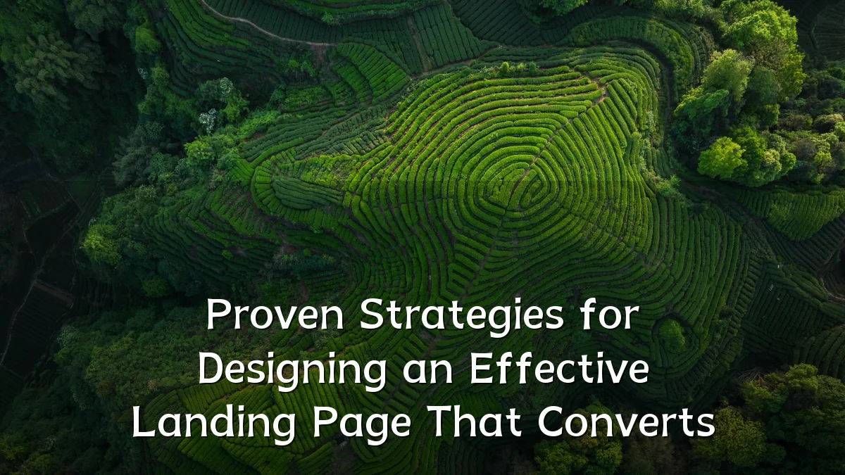 Proven Strategies for Designing an Effective Landing Page That Converts