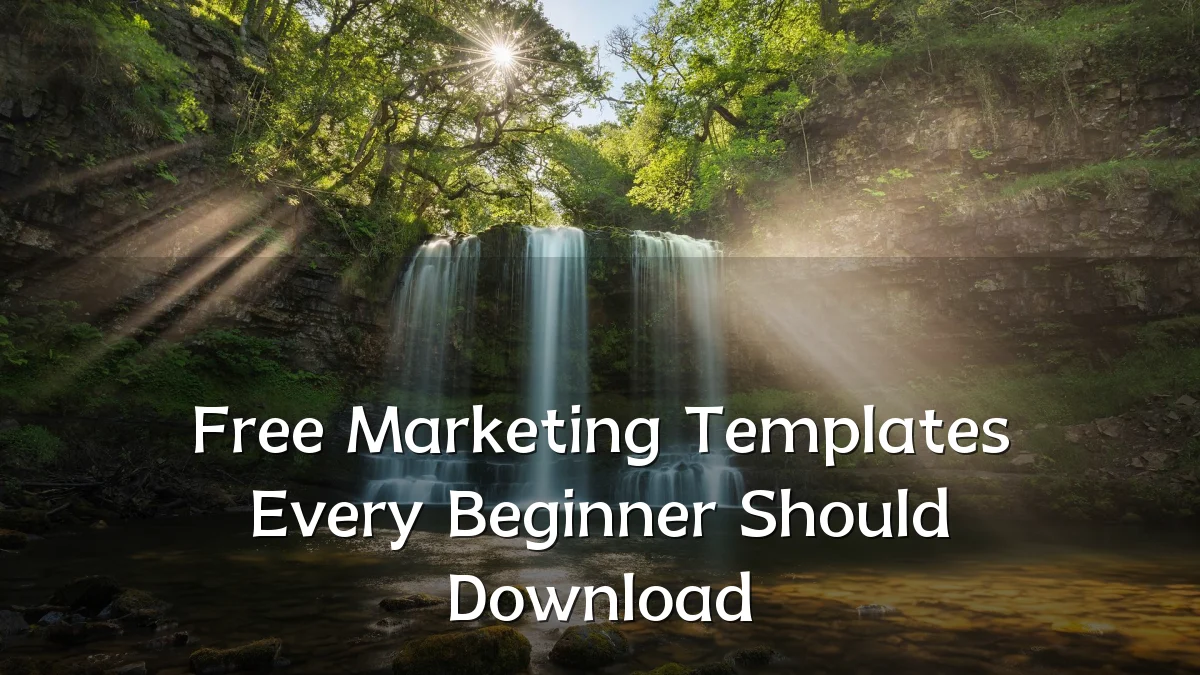 Free Marketing Templates Every Beginner Should Download