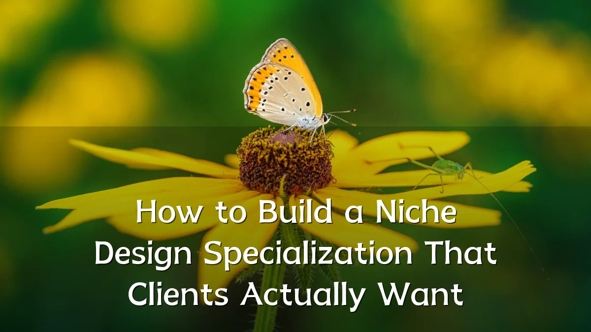 How to Build a Niche Design Specialization That Clients Actually Want