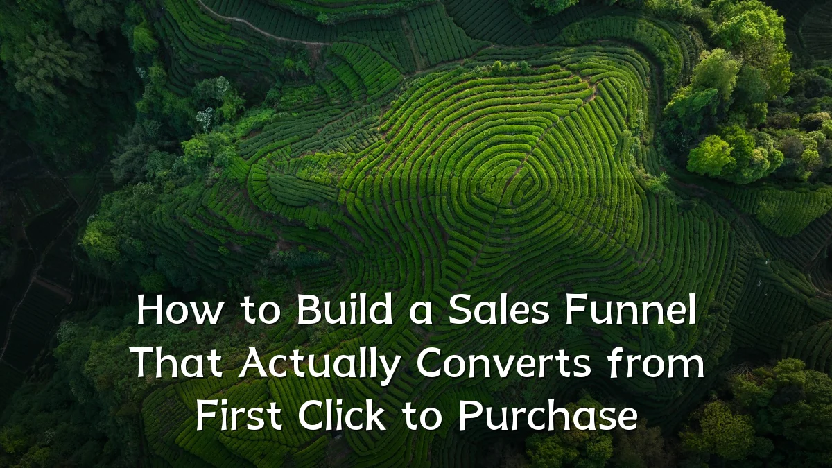 How to Build a Sales Funnel That Actually Converts from First Click to Purchase