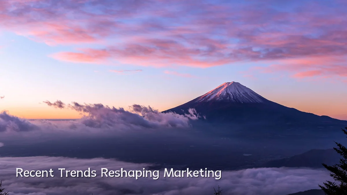 Recent Trends Reshaping Marketing